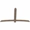 Ekena Millwork Bellingham Smooth Timber Gable Bracket, Douglas Fir, 84"W x 53"H x 1 1/2"D x 5 1/2"F, 15/12 Pitch GBW084X53X0206BEL00SDF - alternate 2